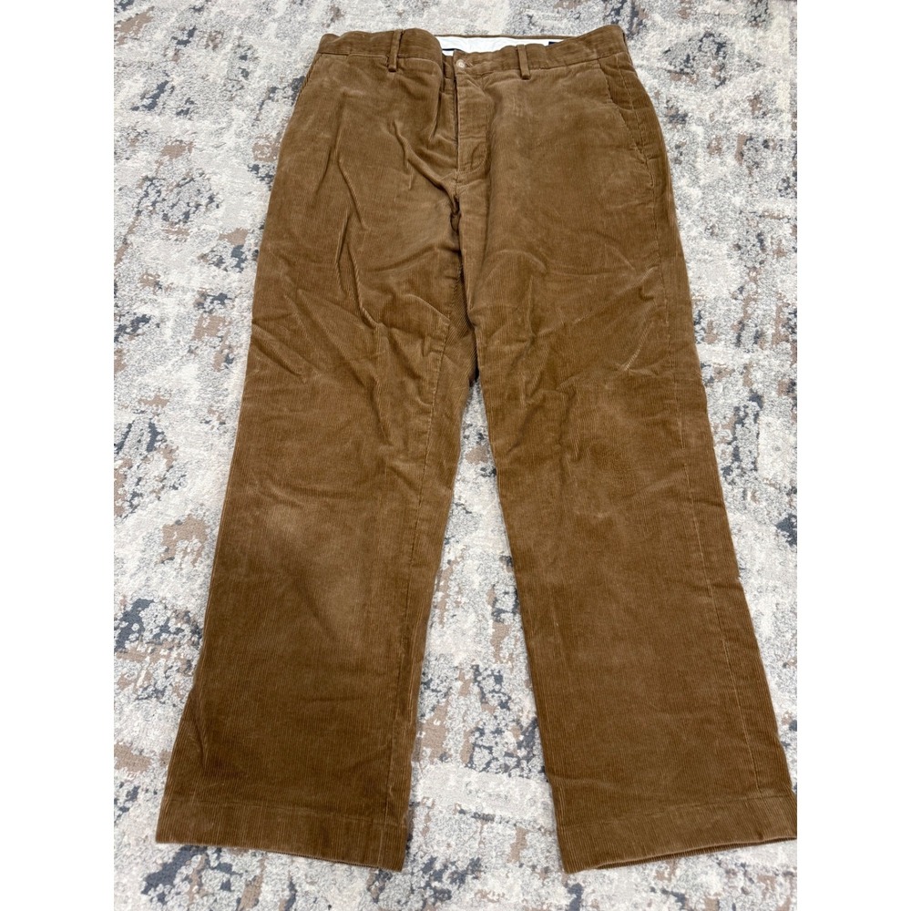 Polo Ralph Lauren Brown Corduroy Pants 32x32 (33x27) Stretch Classic Fit